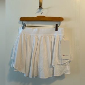 Lululemon Court Rival Tennis Skirt (White) - Women’s Size 8